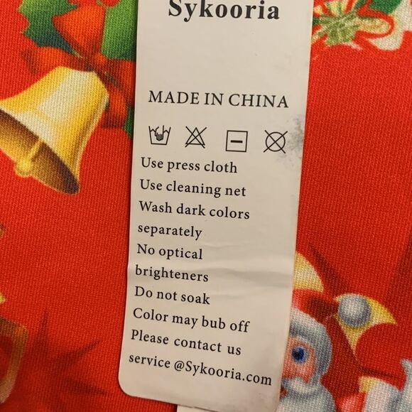 SYKOORIA Christmas long sleeve top size large - Picture 7 of 7